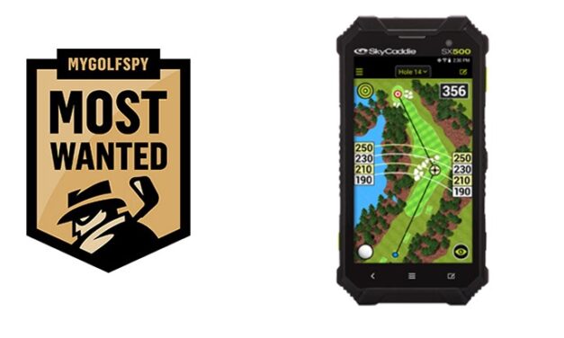 SkyCaddie SX500- Best Handheld GPS Award by MyGolfSpy 2019