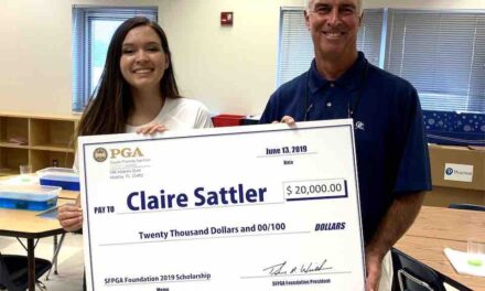 Claire Sattler Awarded the South Florida PGA Foundation Scholarship
