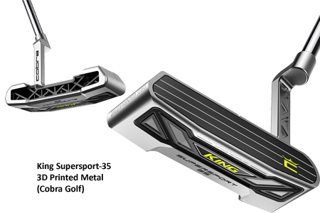 First 3D Printed Golf Club—Cobra King Supersport-35 Putter