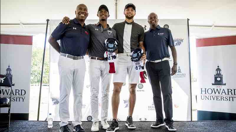 NBA Superstar Stephen Curry Finances Golf Team at Howard University